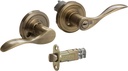 Weslock R0640UAUASL23 Bordeau Lever, Antique Brass