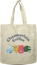 Chamberlain Coffee The Original Family Shopping Tote - Aesthetic Tote Bag for Groceries, Farmers Market, Books & School - Cotton Canvas Tote Bag - Durable Reusable Canvas Shopping Bag