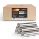 C-50 11 Gauge 304 Stainless Steel Hog Rings 1-1/2-Inch Crown C Ring Staples Hog Ring Staples C Rings for Fencing Closure 1,600 PCS/Box