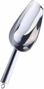 1Pc Stainless Steel Ice Scoop Multifunctional Shovel for Ice Rice and French Fries for Parties Weddings Buffets and Home Use