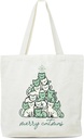 Christmas Canvas Tote Bag for Women