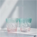 Glass Cups Drinking Glasses Set Household Elegant Drinking Cups Glass Drinkware Set for Water Wine Beer Cocktails and Mixed Drinks Drinking Glasses (Color : E) (A)