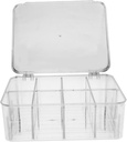 Divided Veggie Tray with Lid Airtight Food Storage Box for Fridge for Fresh Fruits and Vegetables for Parties and Gatherings