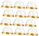 PRETYZOOM 150pcs Dome Dessert Packing Containers Bakery Box for Cakes Pastries -yolk for Parties Dessert Shops Home Baking