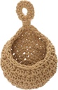 PRETYZOOM Handwoven Cotton Rope Hanging Storage Basket for Fruits and Vegetables Wall Mounted Space Saving Organizer with Breathable Design Kitchen Decor and Gift