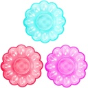 Cupcake Containers 3pcs Easter Egg Holder Plastic Egg Tray Serving Plate Deviled Platter Easter s Storage Container (Random Color) Vintage Decor