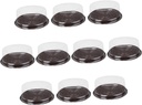 Cupcake Boxes Single 8 Inch Round Plastic Cake Boxes Holders for Decorative Cakes