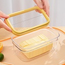 2-in-1 Butter Slicer & Storage Container, 8 oz Capacity, with Airtight Lid, Easy Slice & Store Solution for Fridge & Countertop – Perfect for Kitchen Use