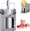 2-in-1 Frozen Drink and Soft Serve Ice Cream Maker,2000Ml Capacity,15Min Fast Cooling,No Ice Needed,5 Preset Programmes for Smoothies,Cocktails,Margaritas