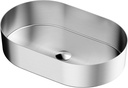 Karran Cinox Stainless Steel Oval Vessel Sink in Stainless Steel