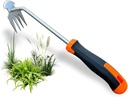 Weed Remover Tool,2024 New Weeding Tools Gardening,Weed Puller Tool with Long Handle (Plastic Handle Silver)
