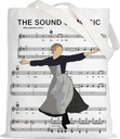 LEVLO Maria Musical Tote Bag Julie Andrews Fans Gift Maria Theatre Reusable Grocery Bag Musical Theatre Merch
