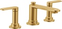 Moen Greenfield Brushed Gold Two-Handle Widespread Bathroom Sink Faucet, TV6507BG