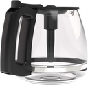 Replacement Coffee Carafe for Black and Decker 12-CUP Coffee Maker, Black Handle