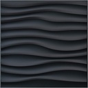 Art3d PVC Wave Panels for Interior Wall Decor, Antique Copper Textured 3D Wall Tiles, 19.7" x 19.7" (12-Pack)