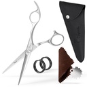 Fagaci Professional Hair Scissors 6" - Extremely Sharp Blades, Fine Cutting Shears Set for Men and Women, Barber Scissors Kit