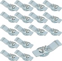 16 PCS Undermount Sink Clip Under Mount Sink Brackets Sinks Mounting Kit Bracket Heavy Duty mounting Clips Installation Repair Hardware Fastener Support for Kitchen Bathroom Sinks