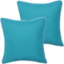 Enipate Inserts Included Outdoor Throw Pillows Set of 2 Water Resistant Toss Pillows for Patio Furniture Decor 18x18 in