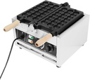 Commercial Electric Bubble Skewer Waffle Ball Machine,1500W Electric Waffle Bites Ball Machine,180° Baking Tray Rotation Angle for Fast Food Restaurants, Tea Restaurants