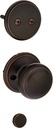 Schlage F93PLY716AND Andover Knob Dummy Interior Pack from The F-Series, Aged Bronze