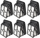 6 Pack 1866 Filters Compatible with Bissell Crosswave 1785 2210 2211 2304 2306 2551 2554 2590 2593 2596 CrossWave Cordless Max All in One Wet-Dry Vacuum Cleaner, Compare to Part # 1608684, 160-8684