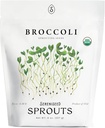 Organic Broccoli Sprout Seeds (8 oz) – Non-GMO, Heirloom Seeds for Sprouting and Microgreens