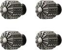 WXJFHTD 4Pack Rhinestone Knob Modern and Stylish Knobs Bling Drawer Pulls Suitable for cabinets, Dresser Drawers (Black Cylindrical)