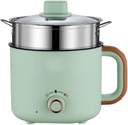 Multifunctional Electric Pot, Electric Hot Pot with Steamer, with Over-Heating Protection With Dual Power Adjustment (300W and 600W) for Steak, Egg, Ramen, Oatmeal