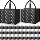 Hillban 30 Pack Reusable Grocery Bags Bulk Heavy Duty Large Shopping Bags Washable Foldable Storage Totes with Handles