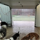 Vinyl Strips for Freezer Doors, Plastic Door Curtain Strips for Air Conditioner Room Kitchen Decor Curtain, with 3cm Overlap Quarantine Area (Color : 1.4mm, Size : 1.2x2.2m-8pcs)