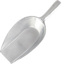 ABOOFAN Reusable Aluminum Alloy Ice Scoop Heavy Duty Shovel for Kitchen Use Multi-functional Food Scoop French Fries and More Dishwasher Safe Small