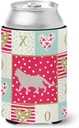 Caroline's Treasures CK5569CC British Shorthair #2 Cat Love Can or Bottle Hugger, Red Cooler Washable Drink Sleeve Collapsible Beverage Insulated Holder, Can Hugger, Multicolor
