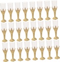 PRETYZOOM 24pcs Goblet Shaped Candy Boxes Design Plastic Storage Organizers for Parties and Festivals for Candy Packaging and Decoration