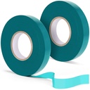 Generic Stretch Tie Tape Roll, 2 Pack Total 300 Feet 1/2"" Garden Tie Tape Thick Sturdy Garden Plant Ties Green Vinyl Plant Ribbon Gardening Tools Green Garden Roll for Indoor Outdoor Patio Plant Use