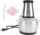 Electric Meat Grinder Stainless Steel 2L Bowl Compact Food Processor Kitchen Vegetables Fruits Nuts