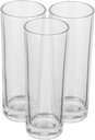 BESTYASH 3pcs Glass Cup Water Milk Cup Wine Beer Cocktails Drinking Container for Iced Tea Glass Material Versatile for Home Restaurant Bar