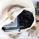 BLUPARK Singer Characters Tote Bag K-pop Team Gift for Army K-pop Merch Singer Fan Gifts Singer Inspired Zipper Pouch Bag