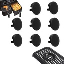 8PCS Upgraded Air Fryer Rubber Feet for Ninja DZ201/DZ401/AD350CO/DZ090/DZ100 Foodi Air Fryers, Air Fryer Rubber Bumpers Silicone Rubber Tabs Sides Parts Tips Feet for Ninja Air Fryer