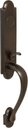 Baldwin 85354.112.RFD Boulder 3/4-Inch Escutcheon Handleset Emergency Egress with Beavertail Lever, Venetian Bronze