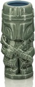Geeki Tikis Star Wars: The Mandalorian Mando Din Djarin Bounty Hunter Tiki Mug | Official Star Wars: The Mandalorian Collectible Tiki Style Ceramic Cup | Holds 20 Ounces