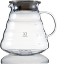 Hario V60 Glass Range Coffee Server, 800ml, Clear