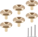 NEGS 1.57-inch Brushed Bronze Cabinet knobs Dresser knobs Drawer knobs Gold Cabinet10-Piece Set (Solid 43g) Liquidation of Inventory