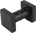 Black Single Door Hardware Door Knobs, Shower Door Door Handle, Replacement Knobs for Glass Door Cupboard Doors