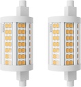 R7S LED Bulb 78MM, 15W Dimmable J78 Flood Light, 150W Halogen T3 Replacement for Torchiere Wall Sconce Work Banker Light, Natural White 4000K, Pack of 2
