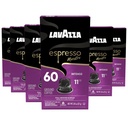 Lavazza Espresso Maestro Intenso Aluminum Capsules Compatible with Nespresso* Original Machines, Medium-Dark Espresso Roast, Arabica and Robusta (60 Capsules)
