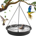Hanging Bird Bath Hanging Bird-Feeder - CARGEN Garden BirdBath Tray Wildlife Feeder Plate Water Bowl or Water Bowl for Outdoors Garden Patio Decoration