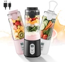 Portable Electric Juice Cup, Direct drinking style,USB Charging, Cordless Mini Smoothie Blender, Battery Display, Vegetables, Fruit Travel Blender, Kitchen Portable blender