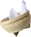 Thai Bamboo Sticky Rice Steamer Basket 7” with 2 Free Cotton Cloths | Handmade Traditional Thai Kitchenware for Authentic Sticky Rice | Natural Bamboo Cooking Tool | Premium Quality | Easy to Use
