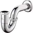 Blossom P-Trap Bathroom Sink Drain Kit – U-shaped drain trap for Sink – Chrome Sink Trap for Bathroom & Kitchen – Easy to Install Sink Drain Pipe Kit – Plumbing & Waste Trap Replacement