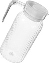 Alipis Acrylic Beverage Pitcher Lid Water Jug for Iced Tea Juice and Homemade Drinks Easy to Clean for Home and Outdoor Use